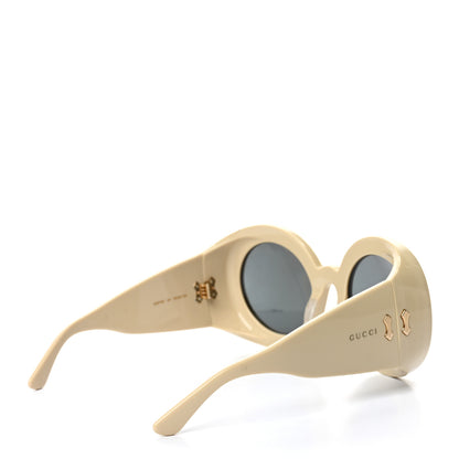 Gucci Acetate Round Sunglasses GG0779S Ivory 4 of 6