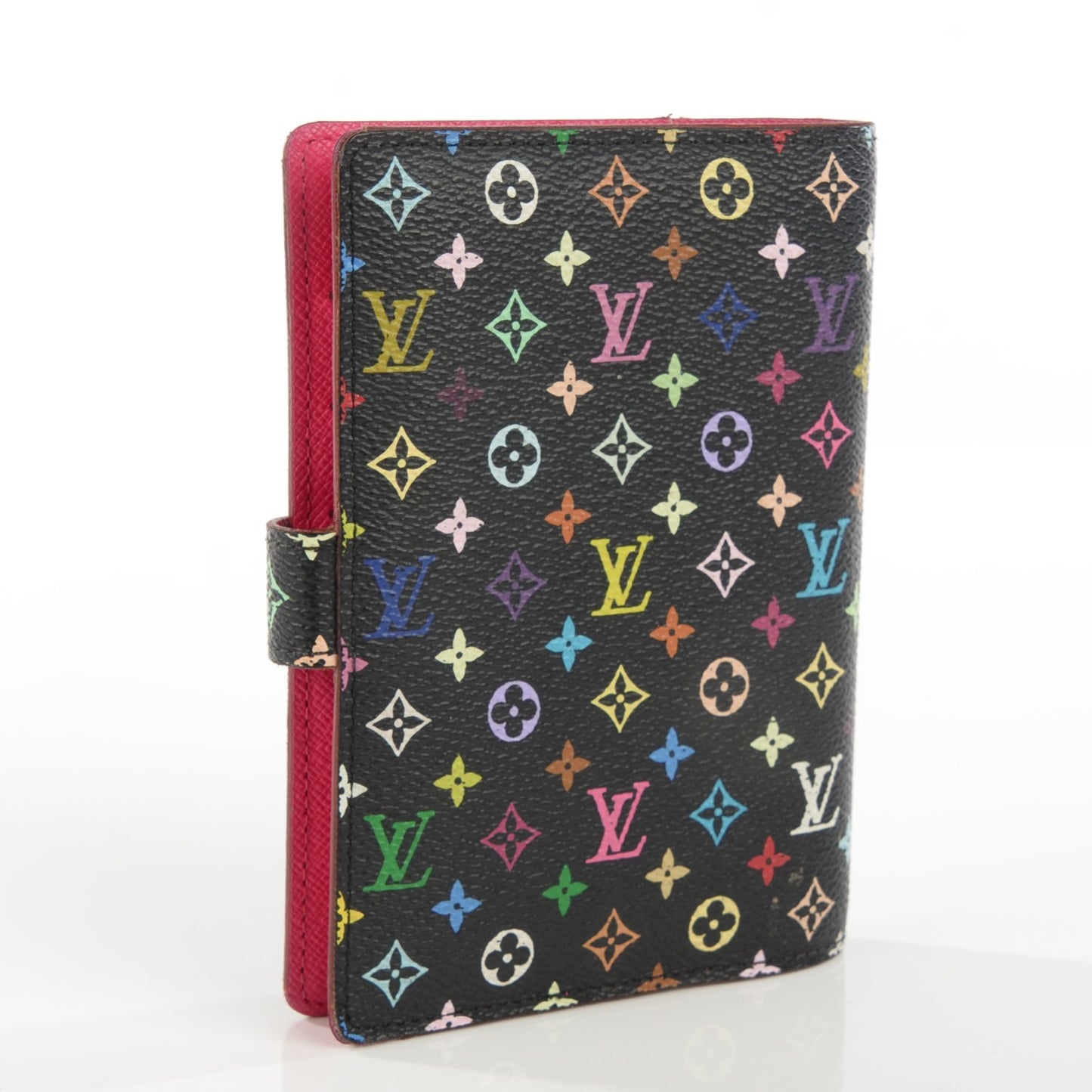 Monogram Multicolor Small Ring Agenda Cover Black Grenade