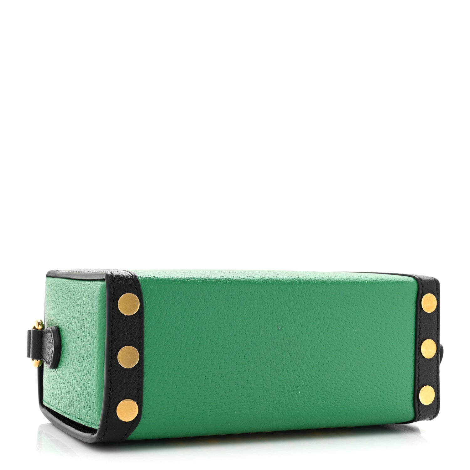 Gucci Grained Calfskin Gucci 100 Mini Bag Green 4 of 11