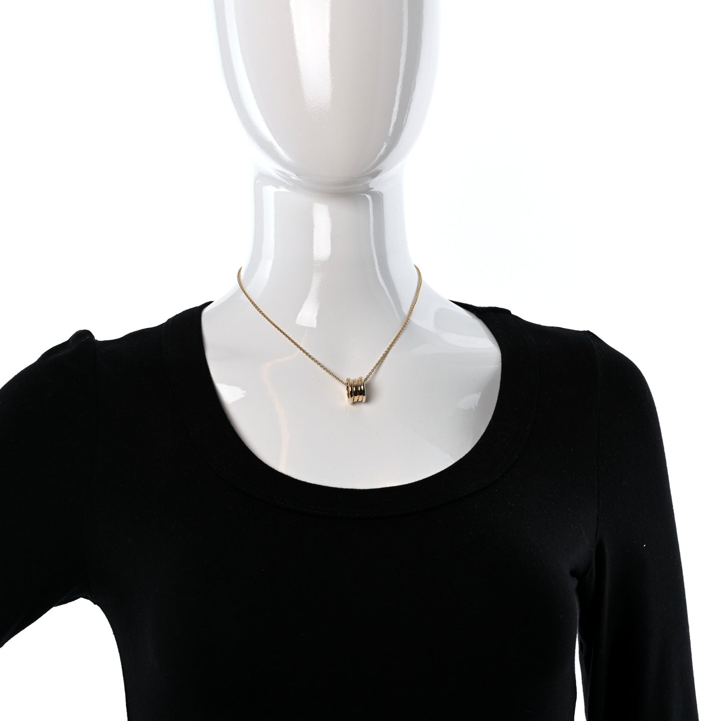 18K Yellow Gold B.Zero1 Pendant Necklace