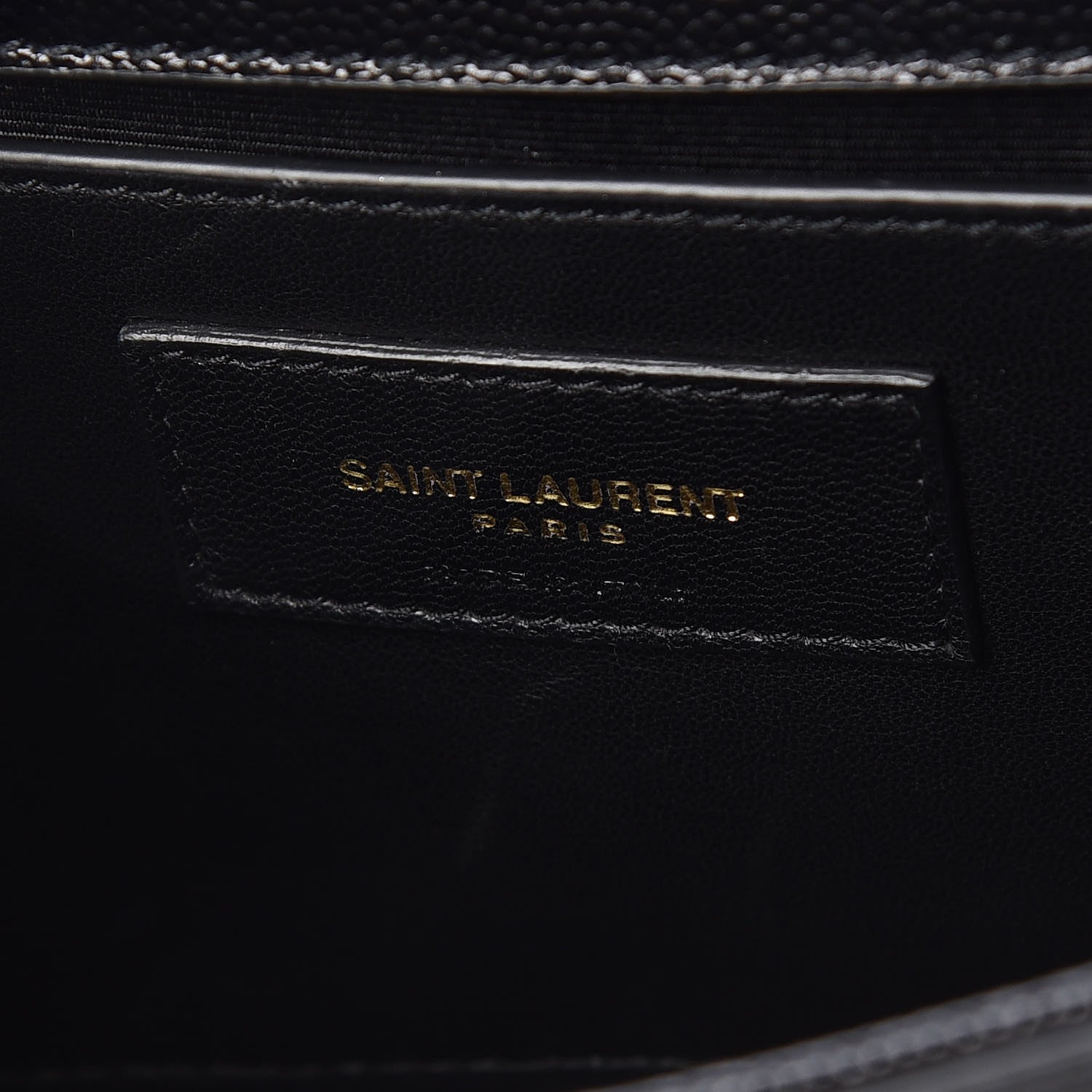 Saint Laurent Grain De Poudre Small Monogram Kate Satchel Black 9 of 10