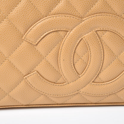 Chanel Caviar Quilted Small Bowler Beige 12 of 16