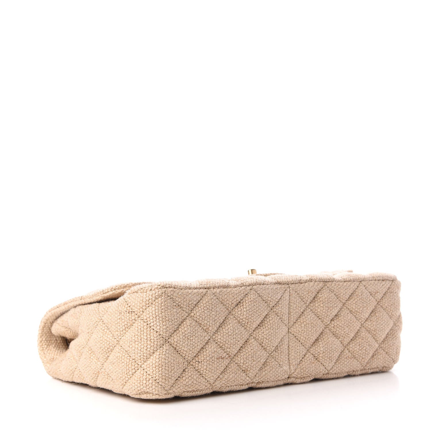 Chanel Tweed Raffia Coco Country Jumbo Flap 5 of 11