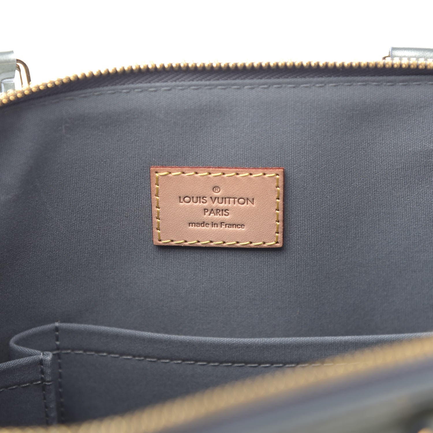 Louis Vuitton Vernis Alma MM Givre 6 of 9