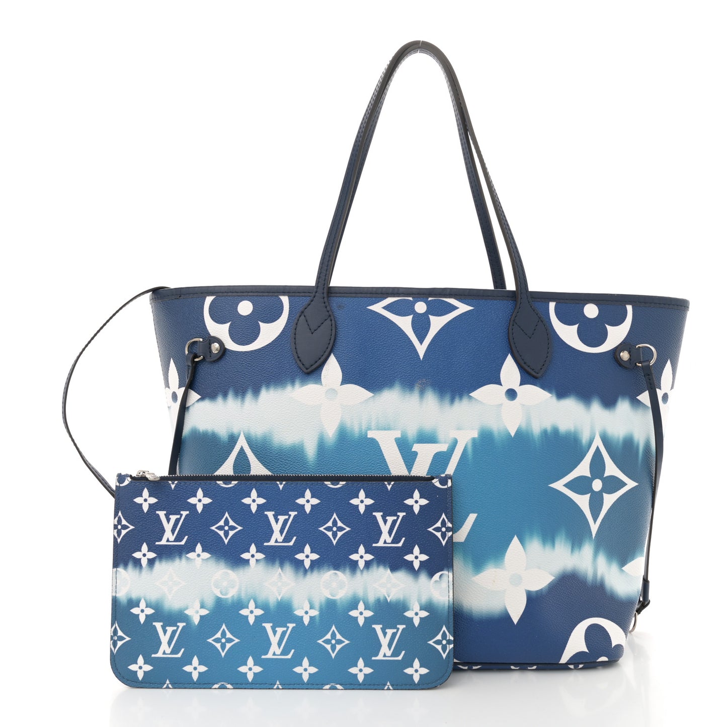 Monogram Escale Neverfull MM Blue