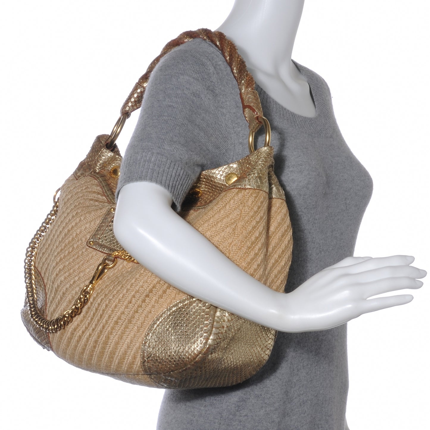 Jute Python Hobo Oro