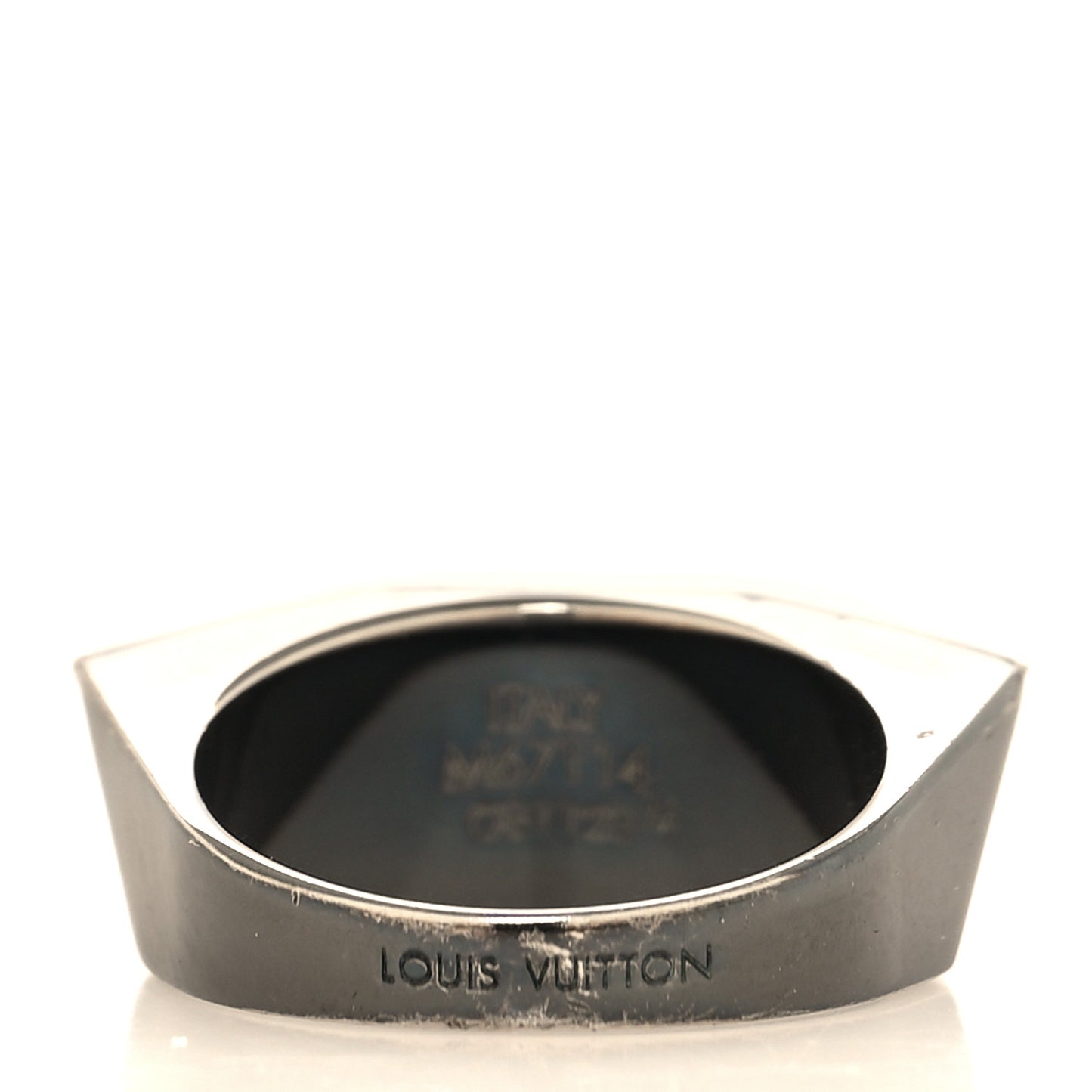Metal Crystal Spiky Zig Zag Ring M Gold