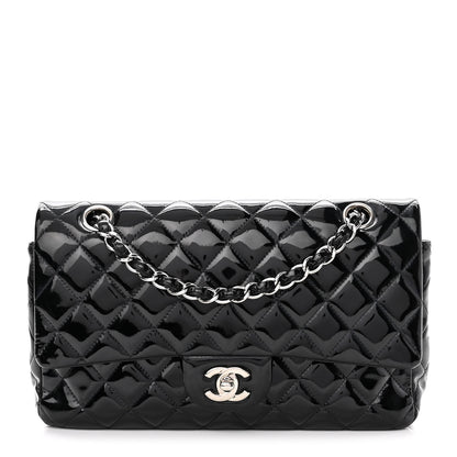 Chanel Patent Quilted Medium Double Flap Black 1 of 10