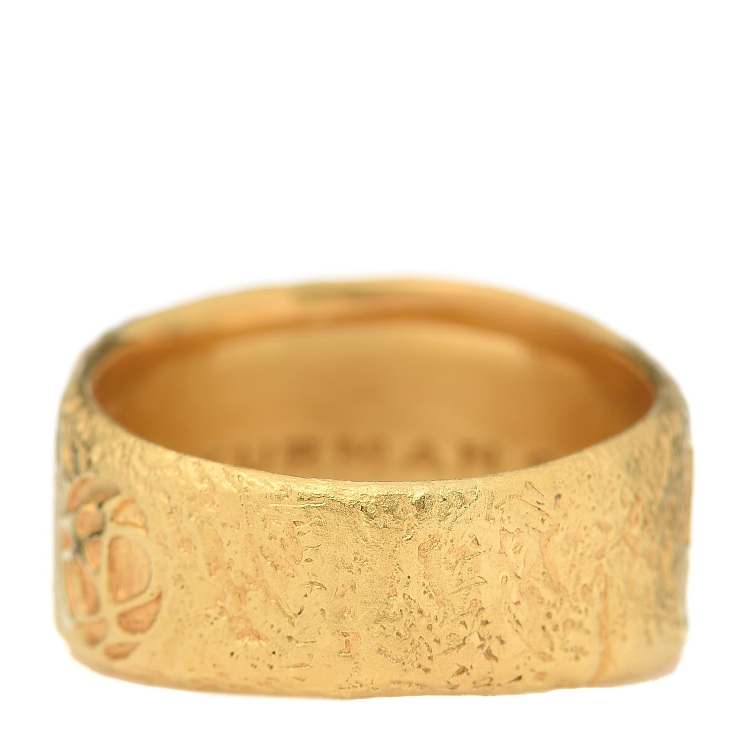 David Yurman 22K Yellow Gold 23.5mm Shipwreck Coin Ring 70 13 3 of 5