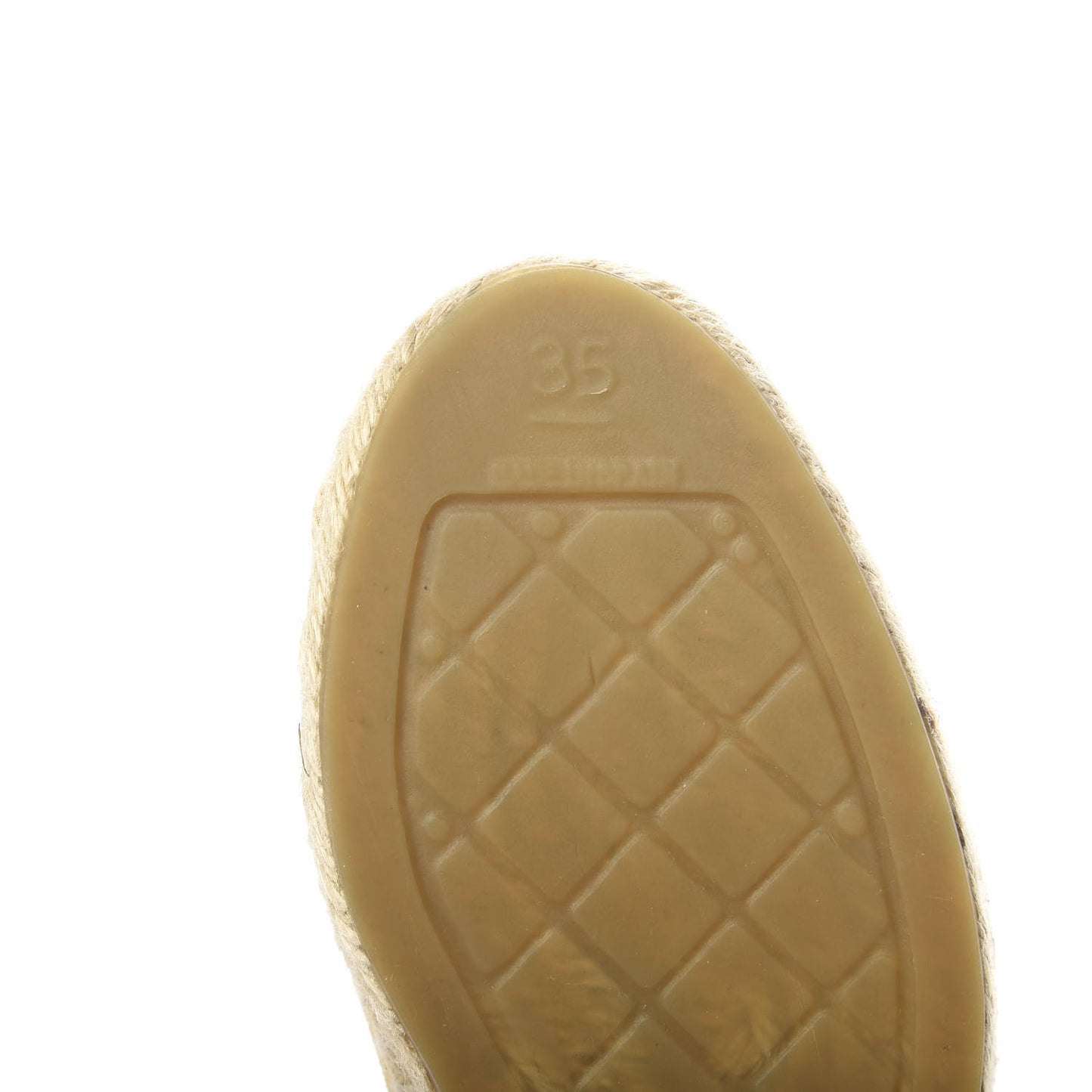 Suede Pearl CC Espadrilles 35 Beige Black