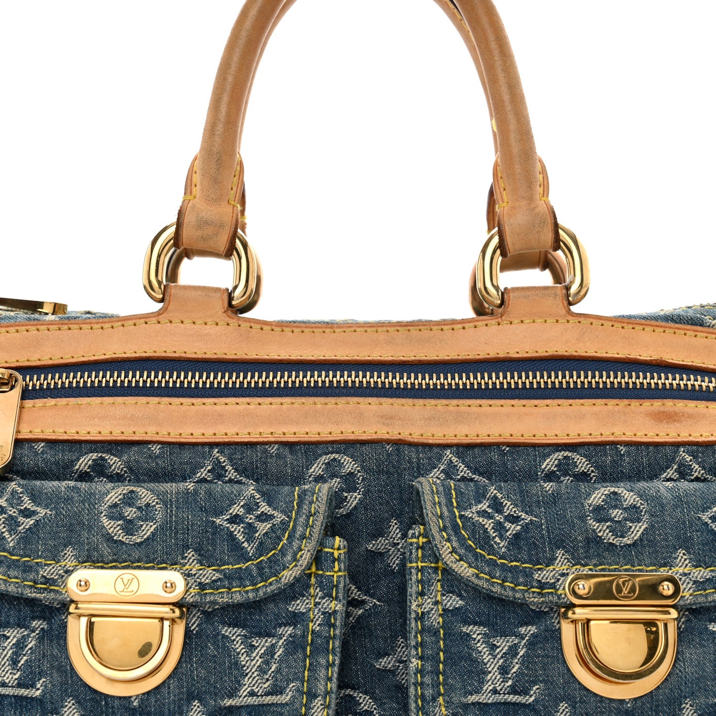 Monogram Denim Neo Speedy Blue