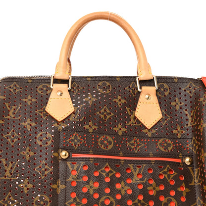 Louis Vuitton Monogram Perforated Speedy 30 Orange 7 of 11