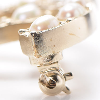 Chanel Pearl Studded CC Brooch Pin 5 of 6