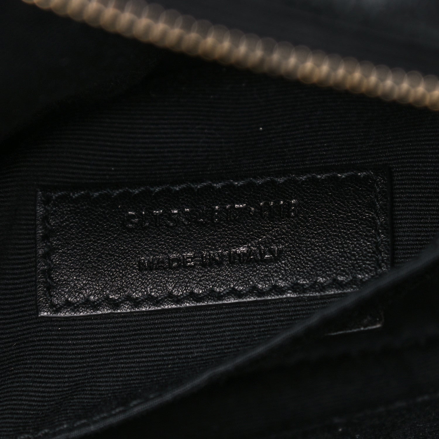 Saint Laurent Calfskin Matelasse Monogram Lou Belt Bag Black 9 of 9