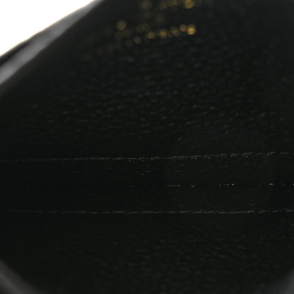 Louis Vuitton Empreinte Monogram LV Charms Card Holder Black 5 of 8