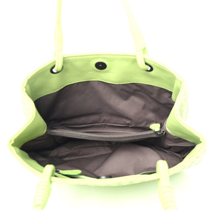 Bottega Veneta Nappa Intrecciato Woven Tote Pistachio 4 of 4