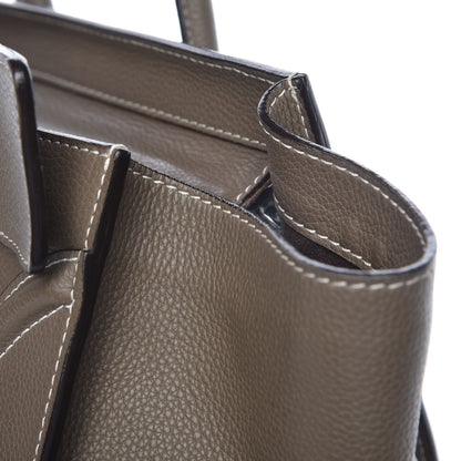 Celine Drummed Calfskin Mini Luggage Souris 13 of 18