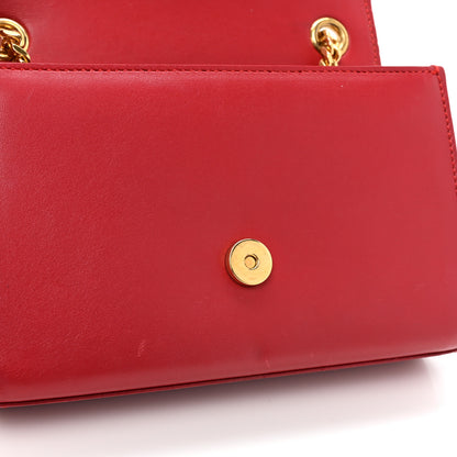 Saint Laurent Calfskin Small Classic Monogram Kate Tassel Satchel Red 9 of 14