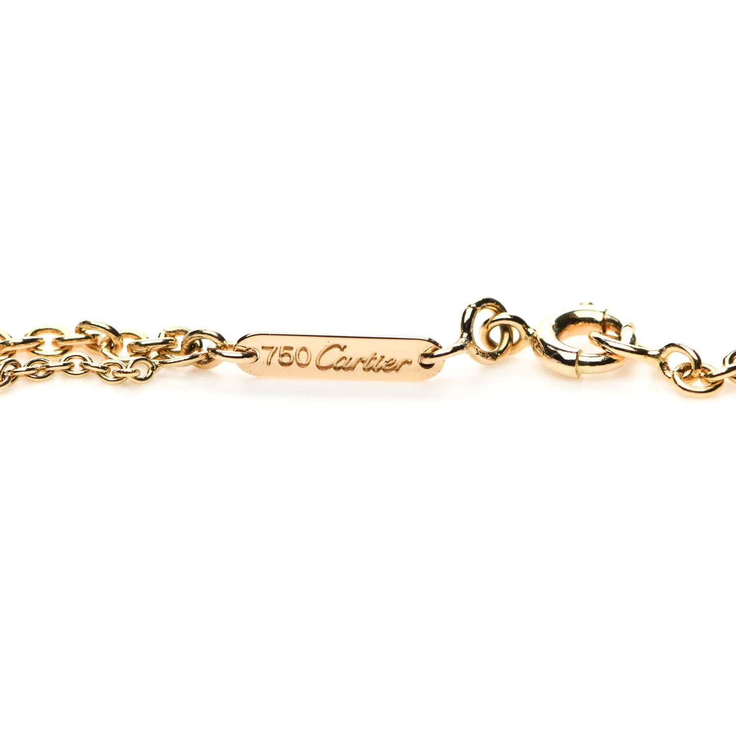 18K Pink Yellow White Gold Baby Trinity Pendant Necklace