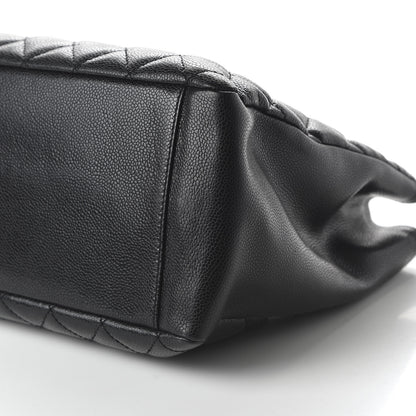 Chanel Caviar Quilted Grand Shopping Tote GST Black 7 of 10