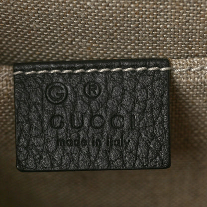 Gucci Dollar Calfskin Small Interlocking G Shoulder Bag Black 6 of 10
