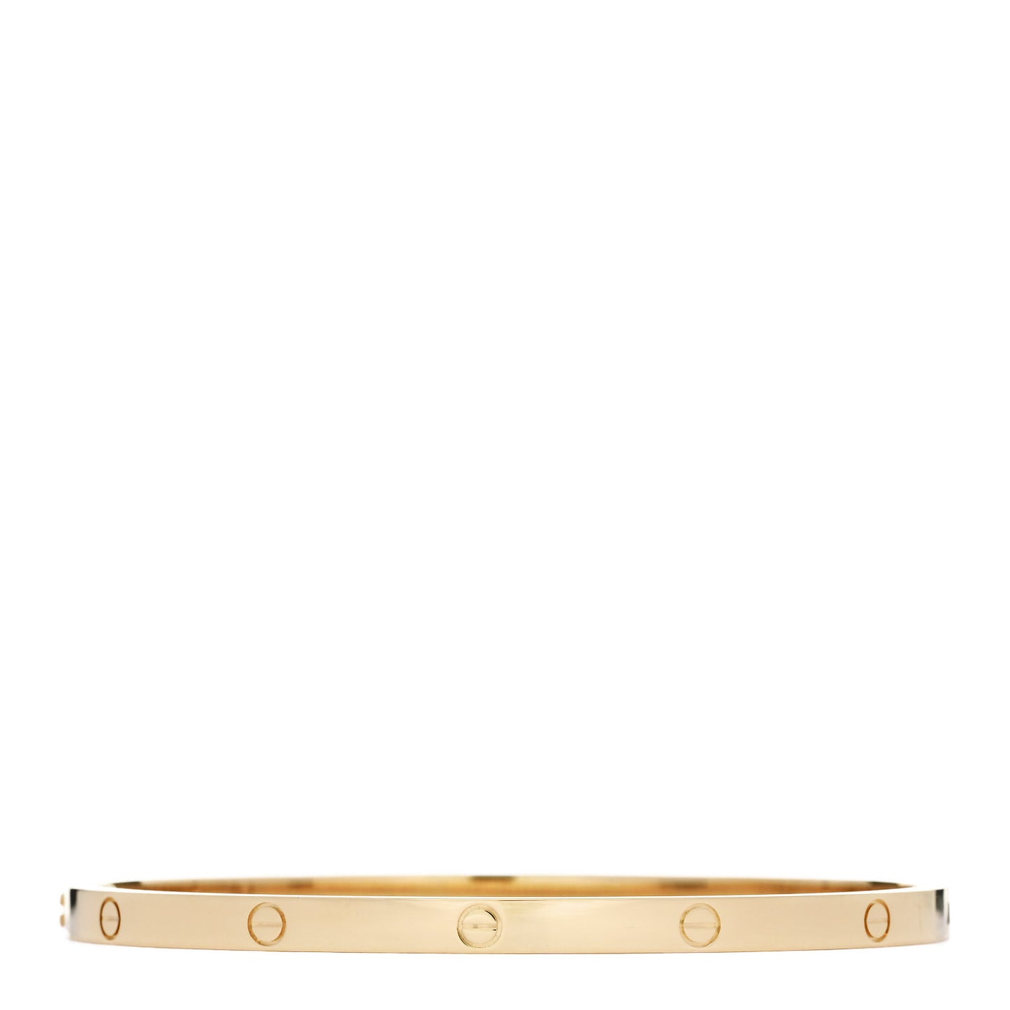 18K Yellow Gold Small LOVE Bracelet 17