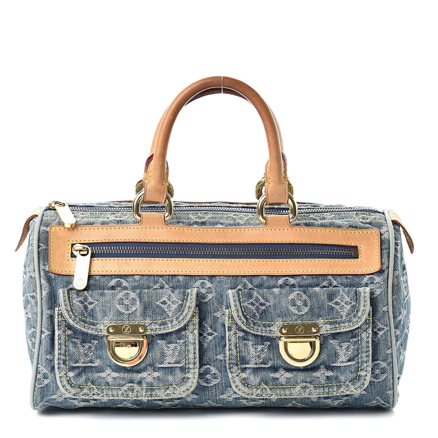 Monogram Denim Neo Speedy Blue