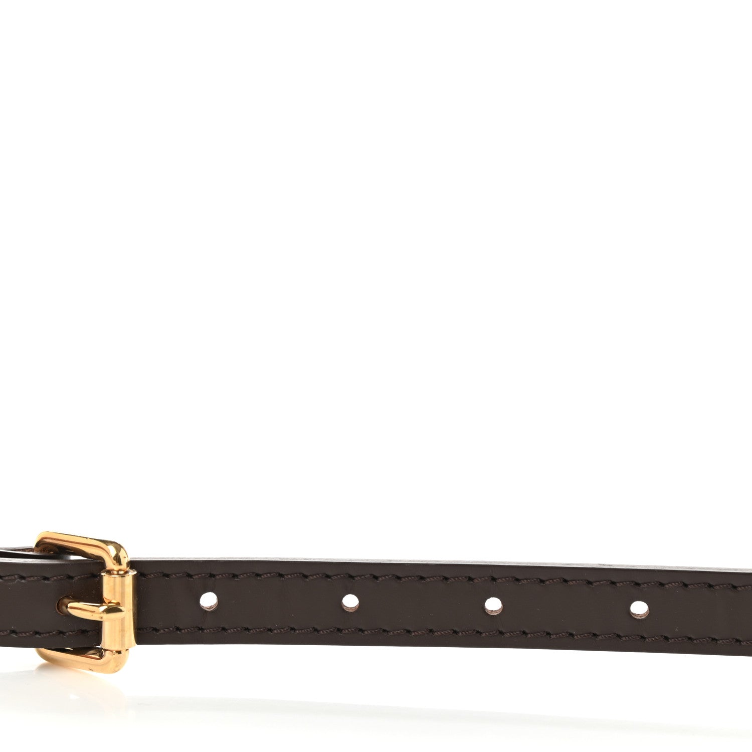 Louis Vuitton Calfskin 12mm Adjustable Shoulder Strap Brown 5 of 6