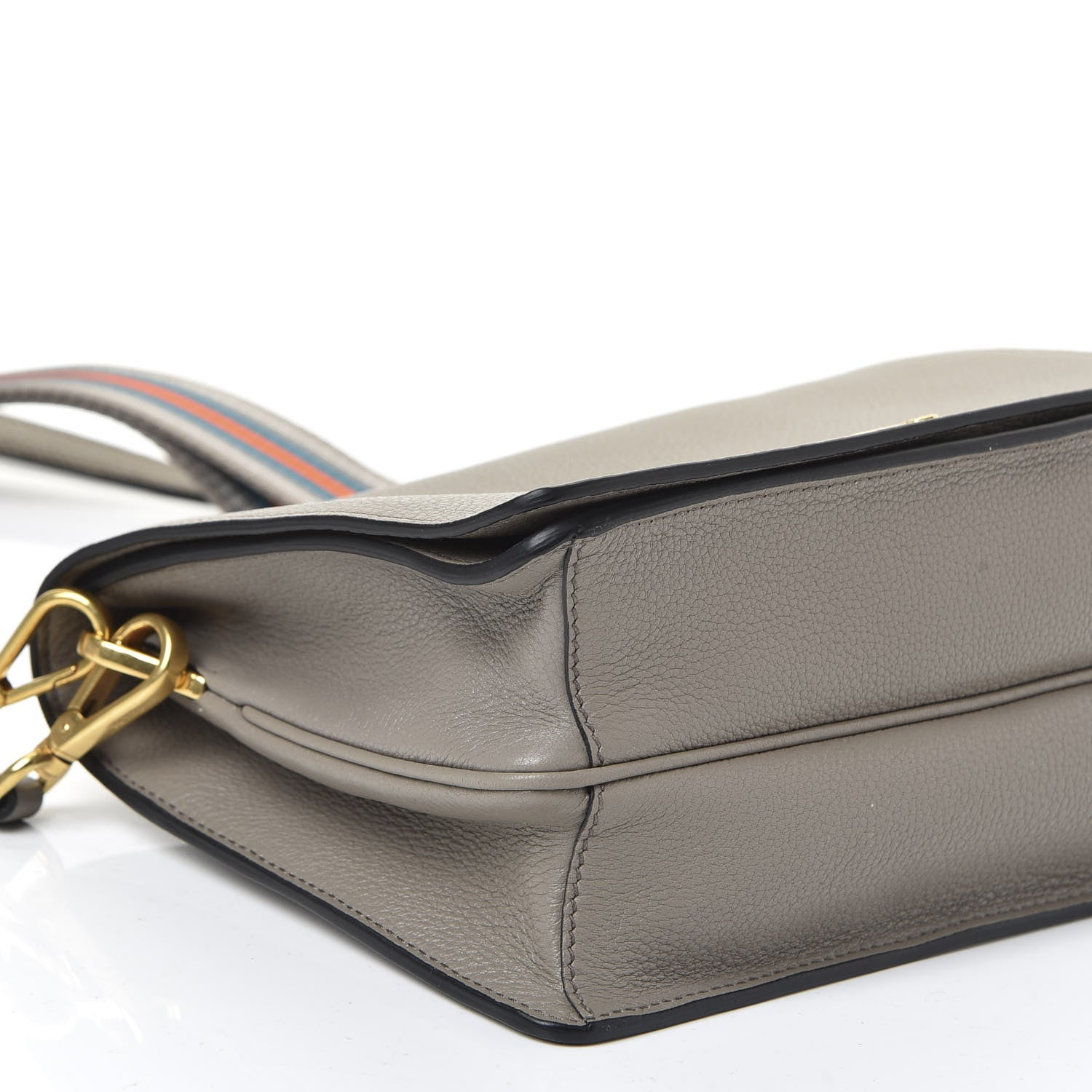 Prada Vitello Daino Flap Crossbody Argilla 5 of 9