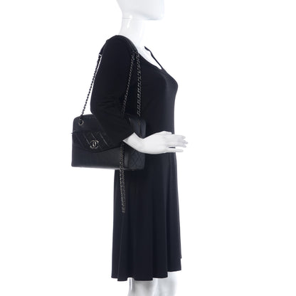 Chanel Caviar Lambskin Quilted Coco Break Camera Case Black 2 of 11