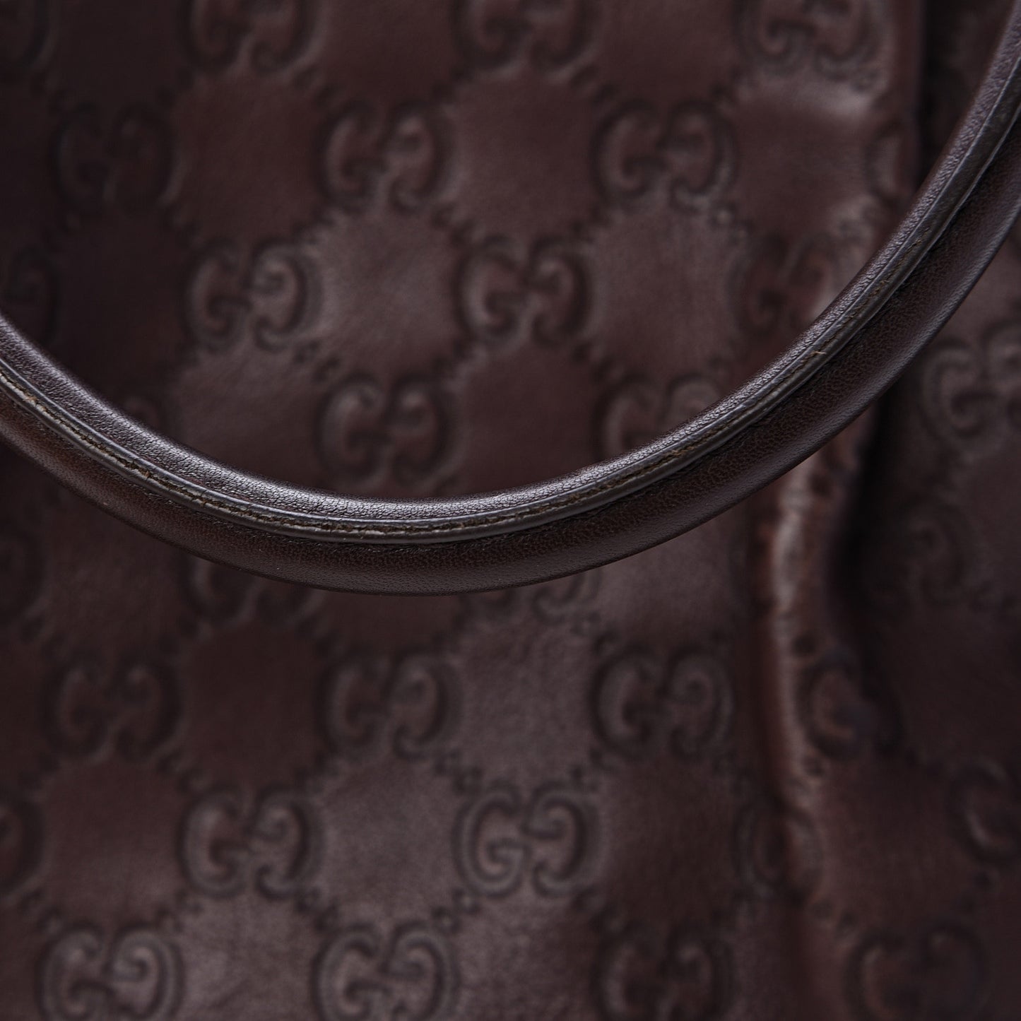 Guccissima Medium Sukey Tote Chocolate
