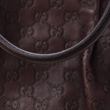 Gucci Guccissima Medium Sukey Tote Chocolate 12 of 12