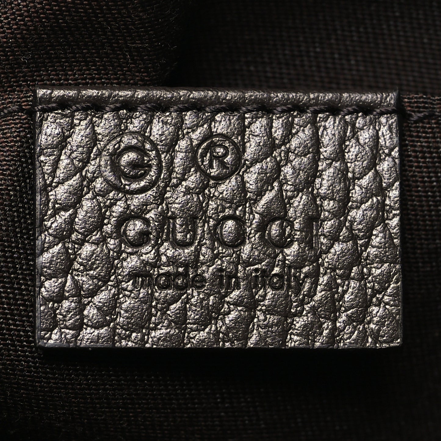 Monogram Dollar Calfskin Belt Bag Beige Ebony Testa di Moro Marrone Scuro
