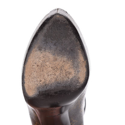 Louis Vuitton Patent Monogram Fetish Vanity Platform Pumps 41 11 of 17