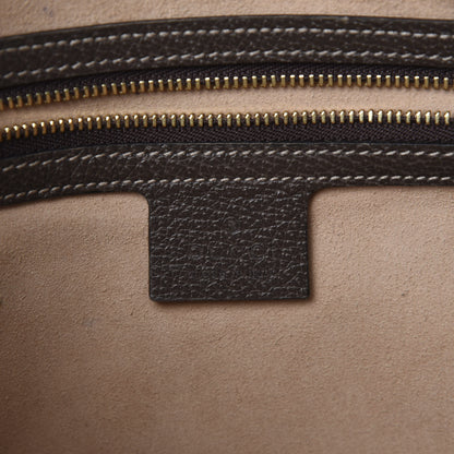 Gucci GG Supreme Monogram Web Small Ophidia Shoulder Bag Brown 12 of 14