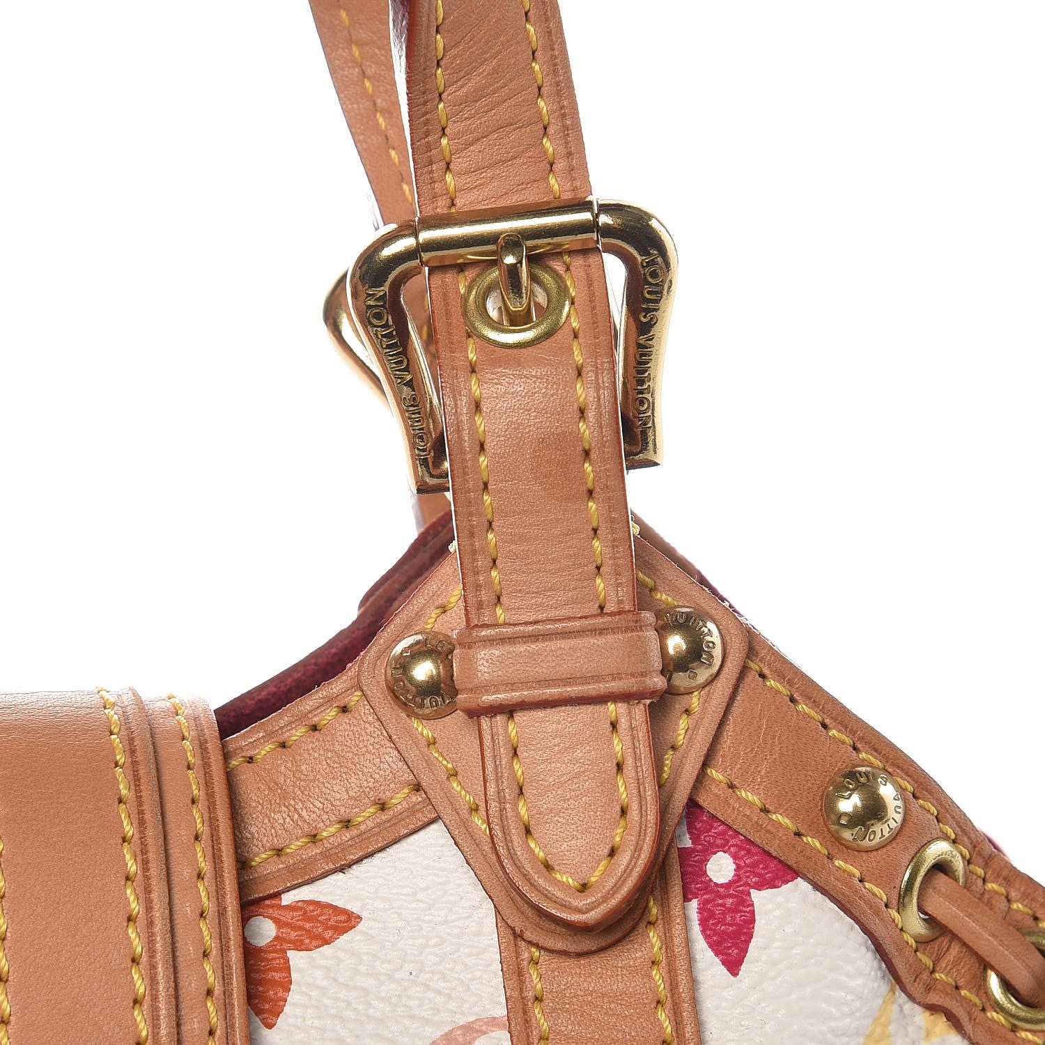 Louis Vuitton Monogram Multicolor Theda PM White 7 of 7