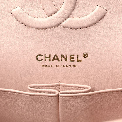 Chanel Caviar Quilted Medium Double Flap Light Beige 6 of 10