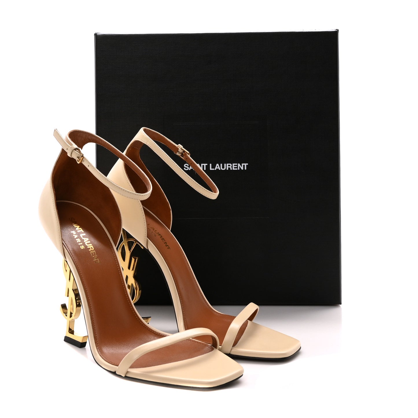 Calfskin 110 Opyum Sandals 39 Real Beige