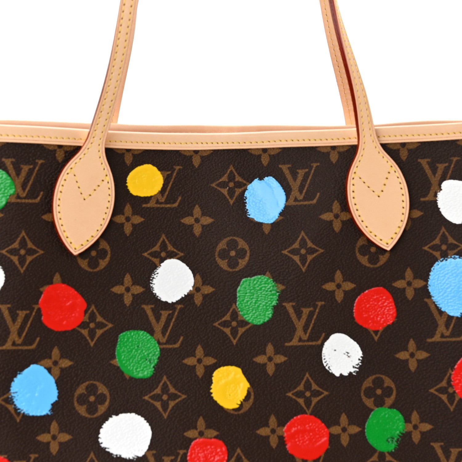 Louis Vuitton LV X YK Monogram Dots Neverfull MM 10 of 11