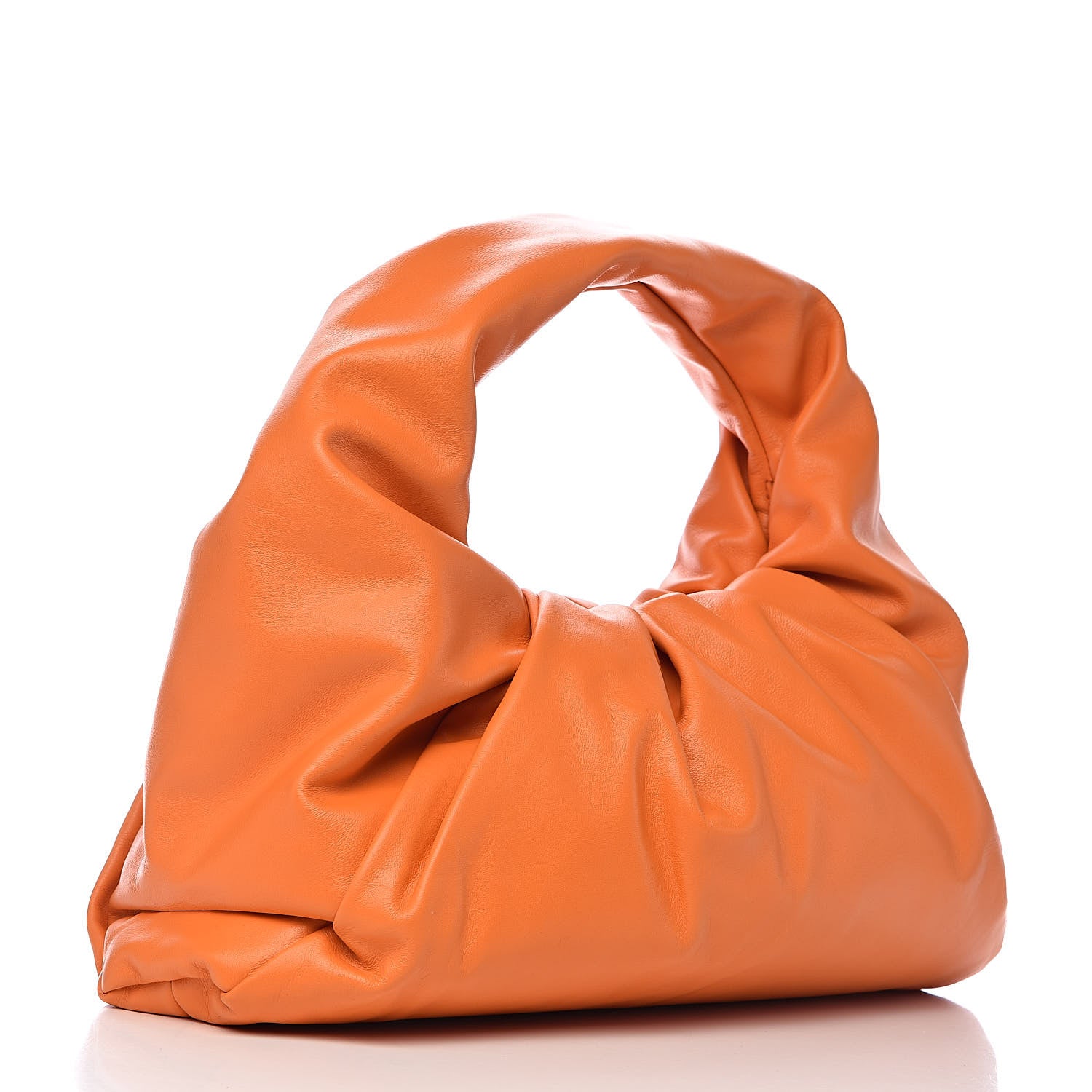 Bottega Veneta Smooth Butter Calfskin Small The Shoulder Pouch Light Orange 3 of 10