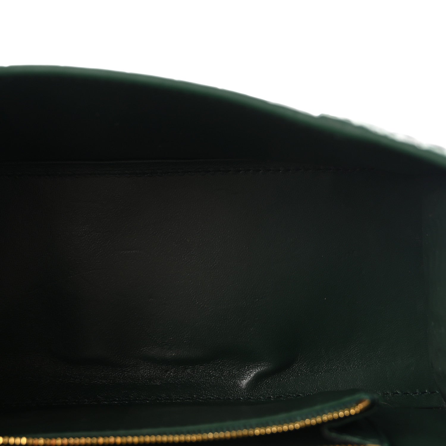 Balenciaga Shiny Calfskin Crocodile Embossed Small Hourglass Top Handle Bag Forest Green 5 of 9