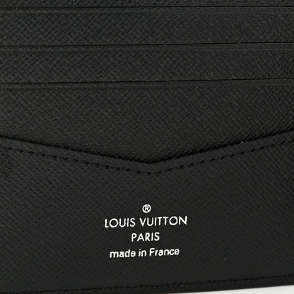 Louis Vuitton Epi Slender Wallet Black 6 of 7