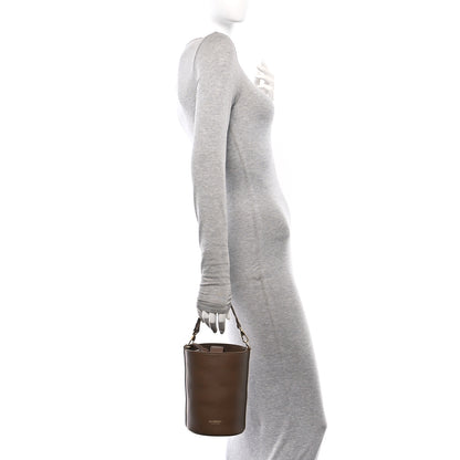 Burberry Grainy Calfskin Small Bucket Bag Earth 2 of 10