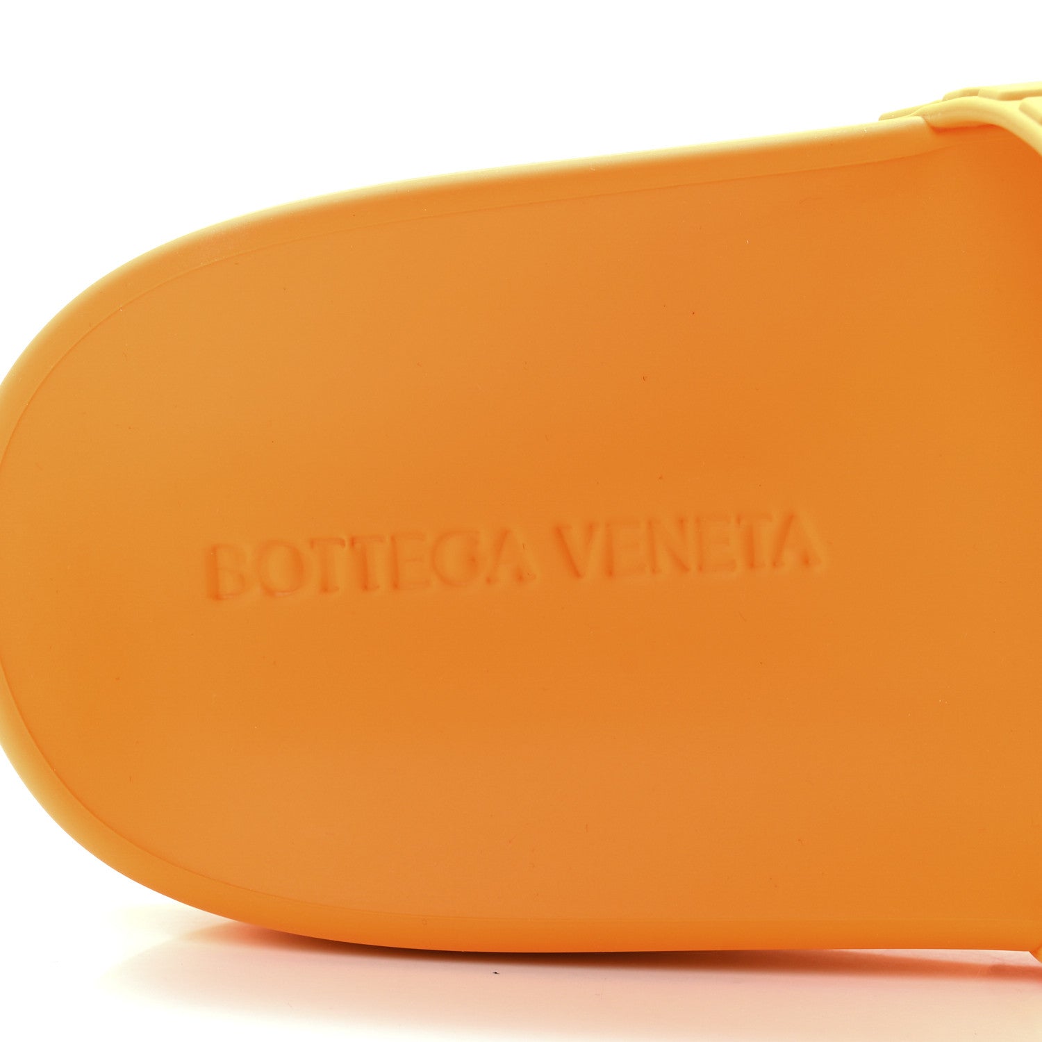 Bottega Veneta Rubber The Slider Sandals 45 Tangerine 7 of 8