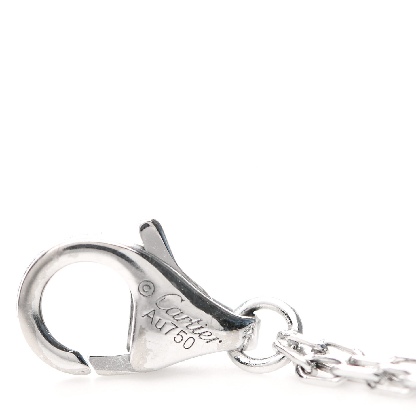 18K White Gold Diamond LOVE Bracelet