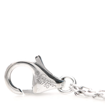 Cartier 18K White Gold Diamond LOVE Bracelet 6 of 8