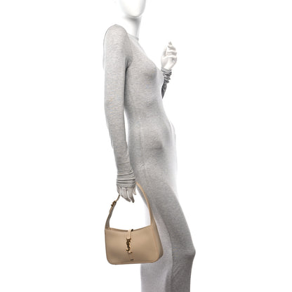 Saint Laurent Smooth Calfskin Le 5 A 7 Hobo Dark Beige 2 of 12