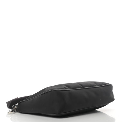 Prada Re-Nylon Saffiano Pocket Zippered Shoulder Bag Black 3 of 5