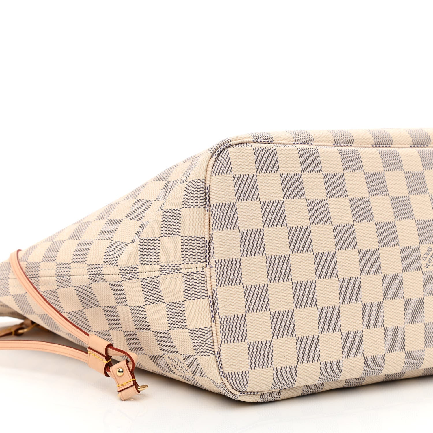 Louis Vuitton Damier Azur Neo Neverfull MM Rose Ballerine 10 of 11