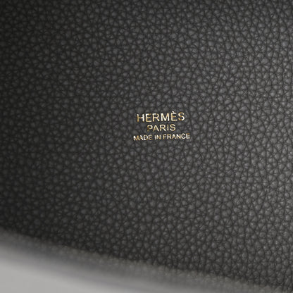 Hermes Taurillon Clemence Picotin Lock 18 PM Gris Asphalte 6 of 11